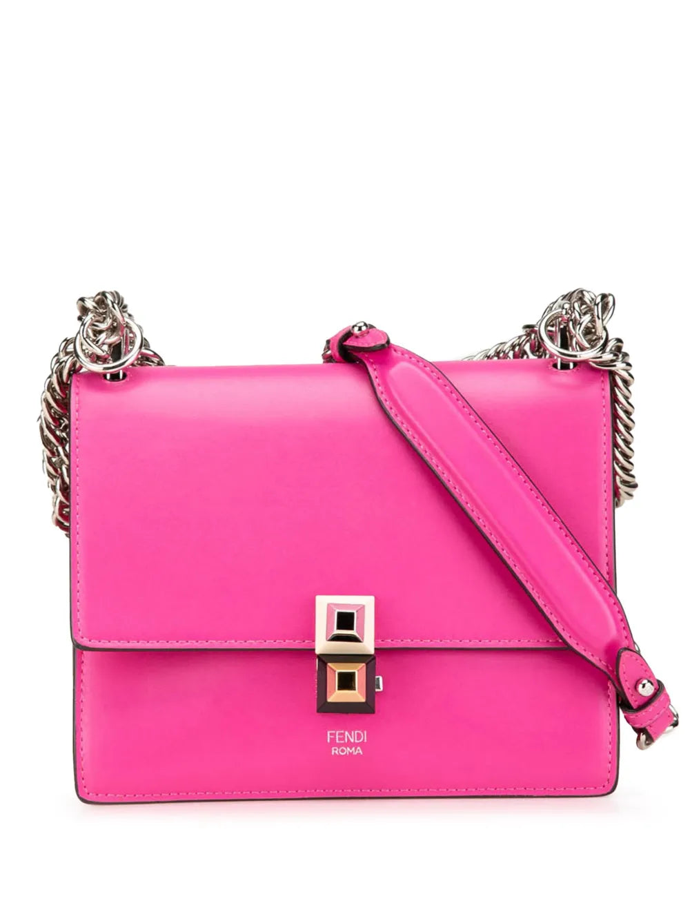 Fendi 2010 2024 Small Leather Kan I crossbody bag