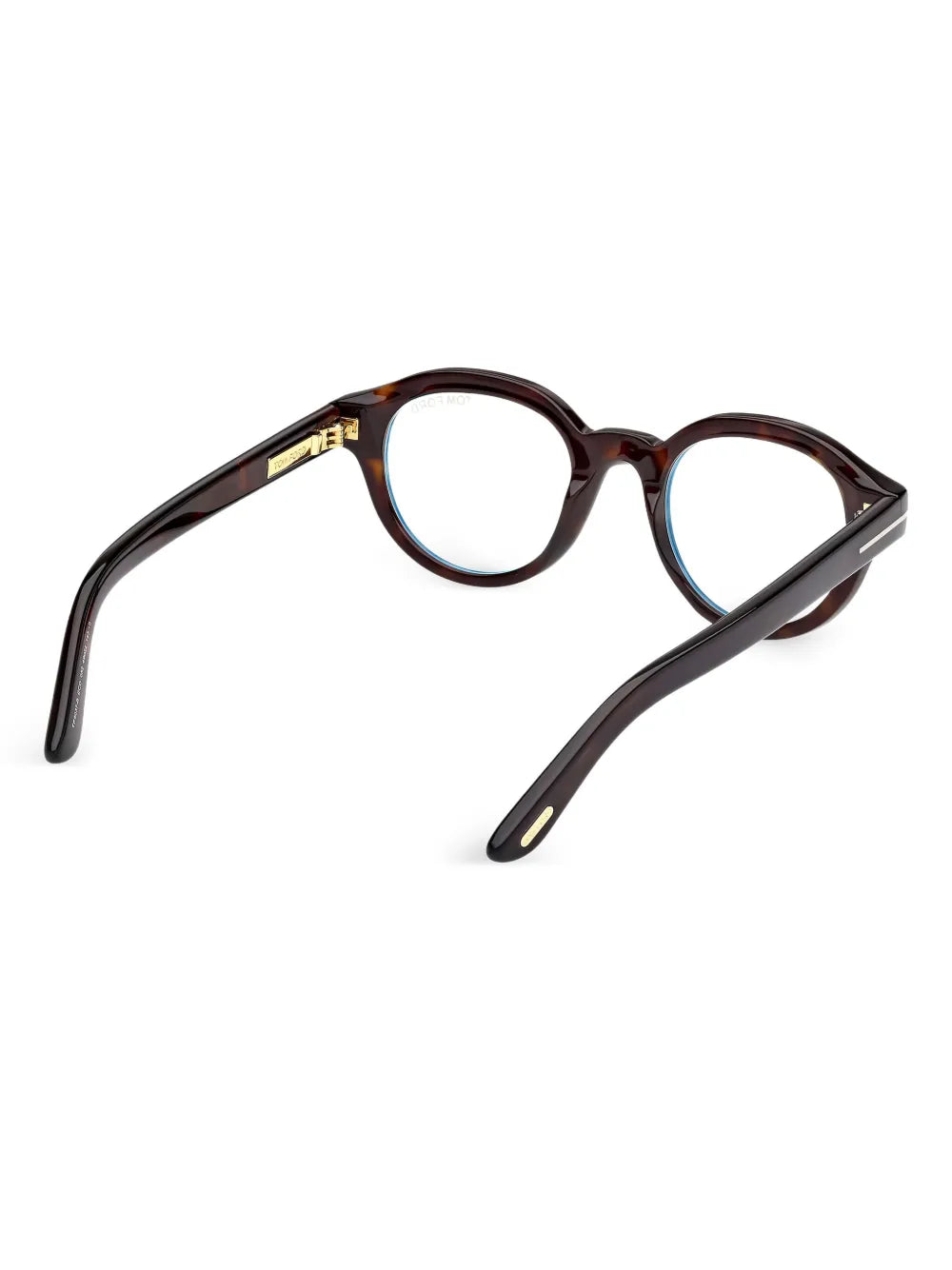 TOM FORD Eyewear round frame acetate glasses