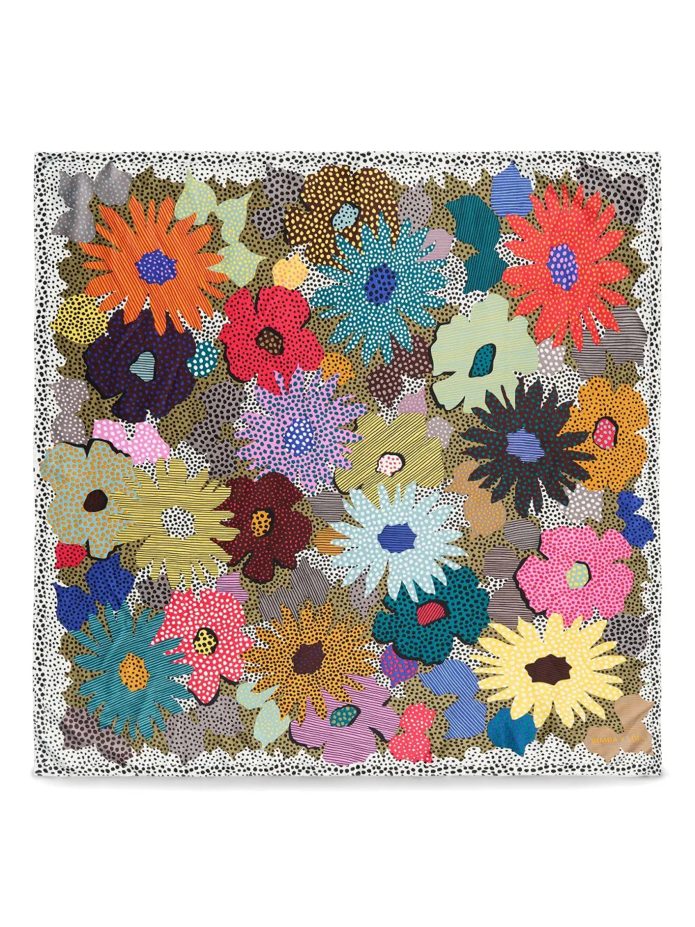 Bimba y Lola floral print scarf