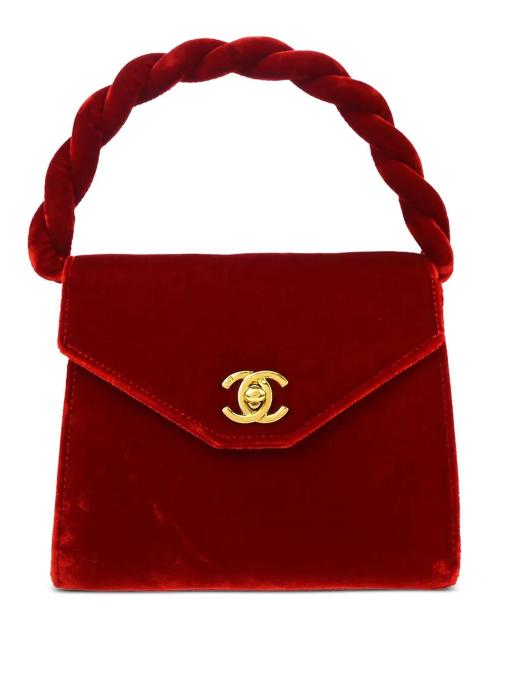 CHANEL 1997 CC Turn lock handbag