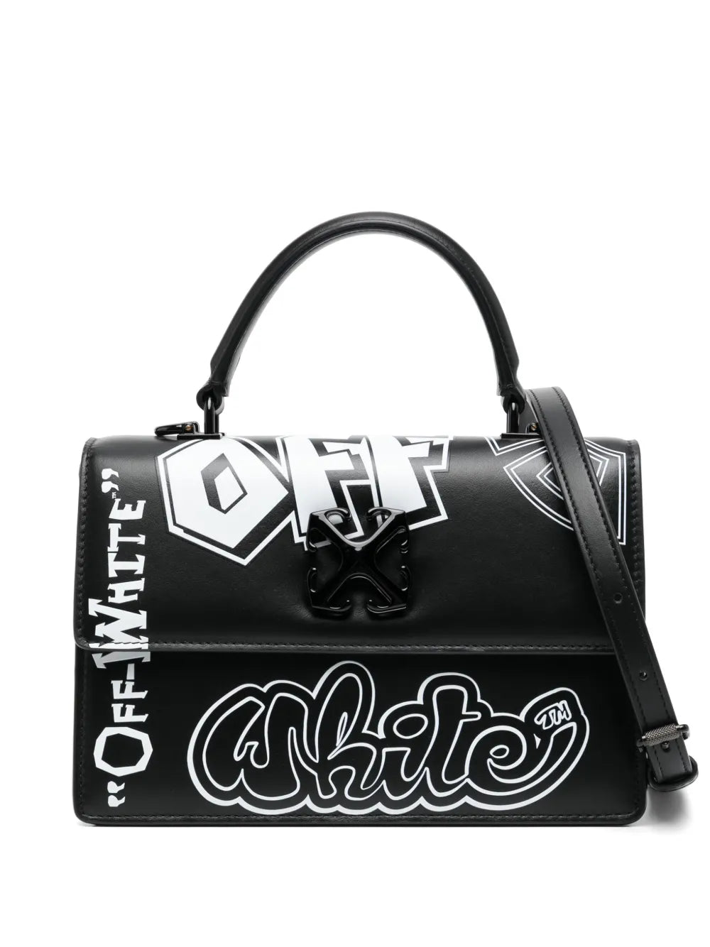 Off-White logo print tote bag