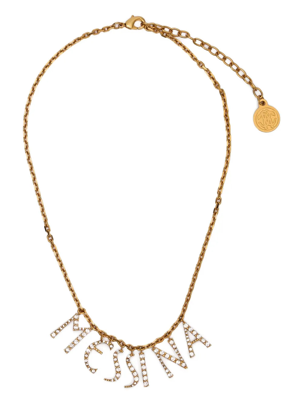 Roberto Cavalli letter pendant necklace