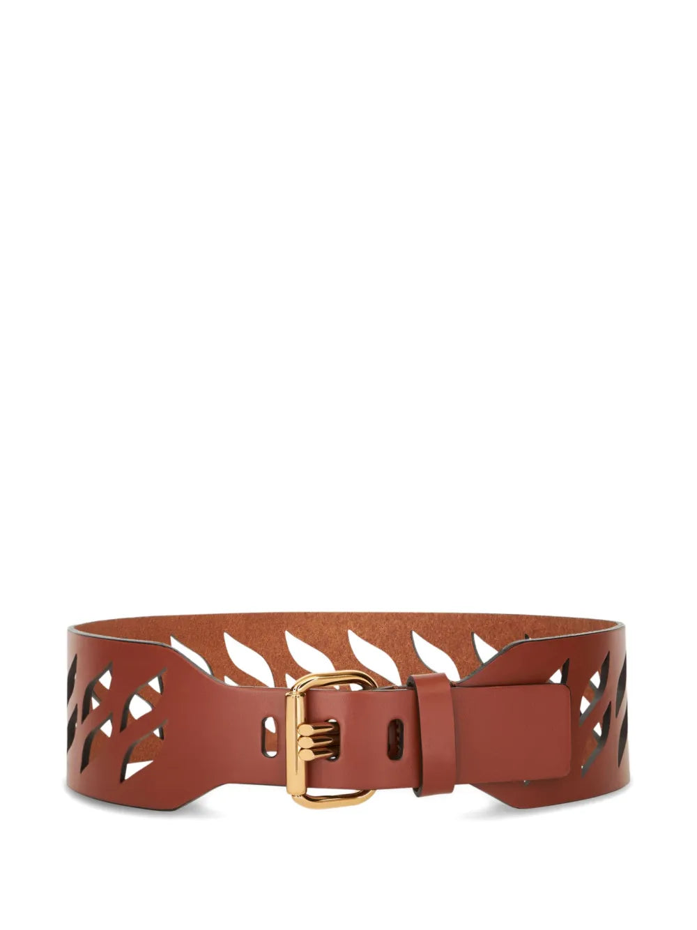 ETRO cut out detail leather belt