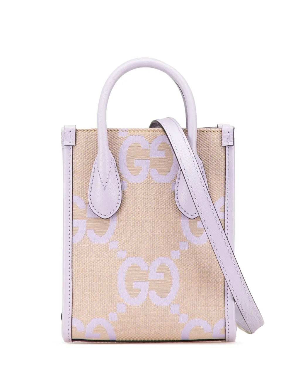 Gucci 2016 present Mini Jumbo GG Canvas Interlocking G satchel