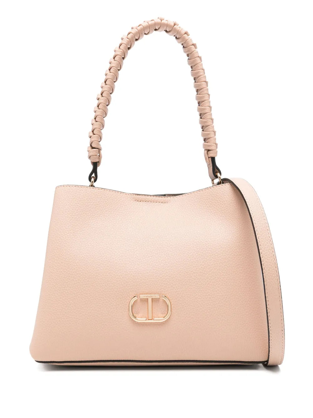 TWINSET logo plaque tote bag