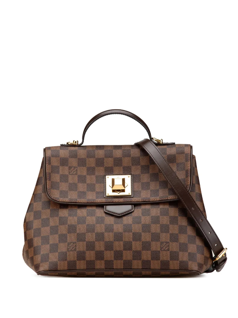 Louis Vuitton 2012 Damier Ebene Bergamo MM satchel