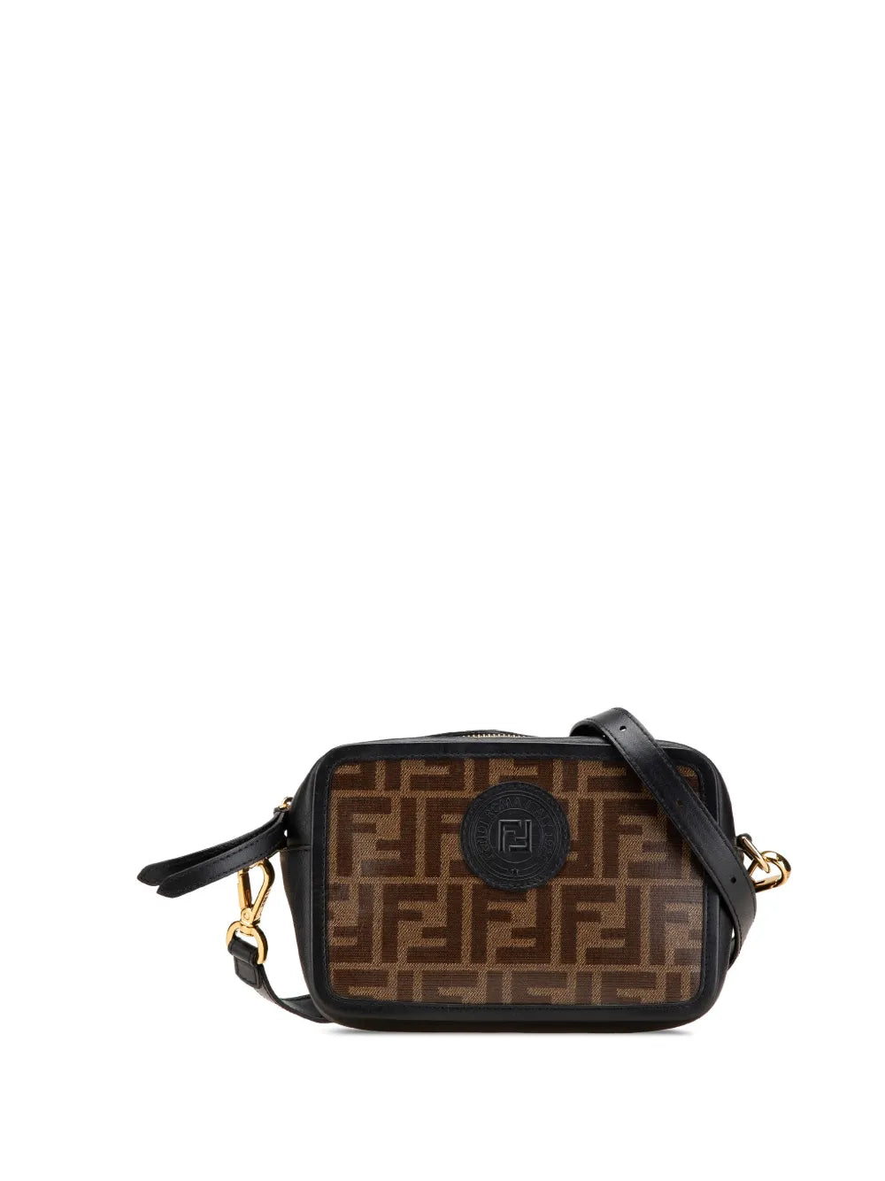Fendi 2010 2024 Zucca Coated Canvas Camera crossbody bag