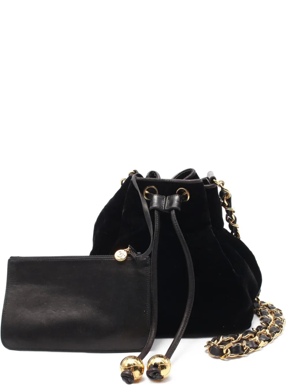 CHANEL 1986 1988 Coco Mark bucket bag