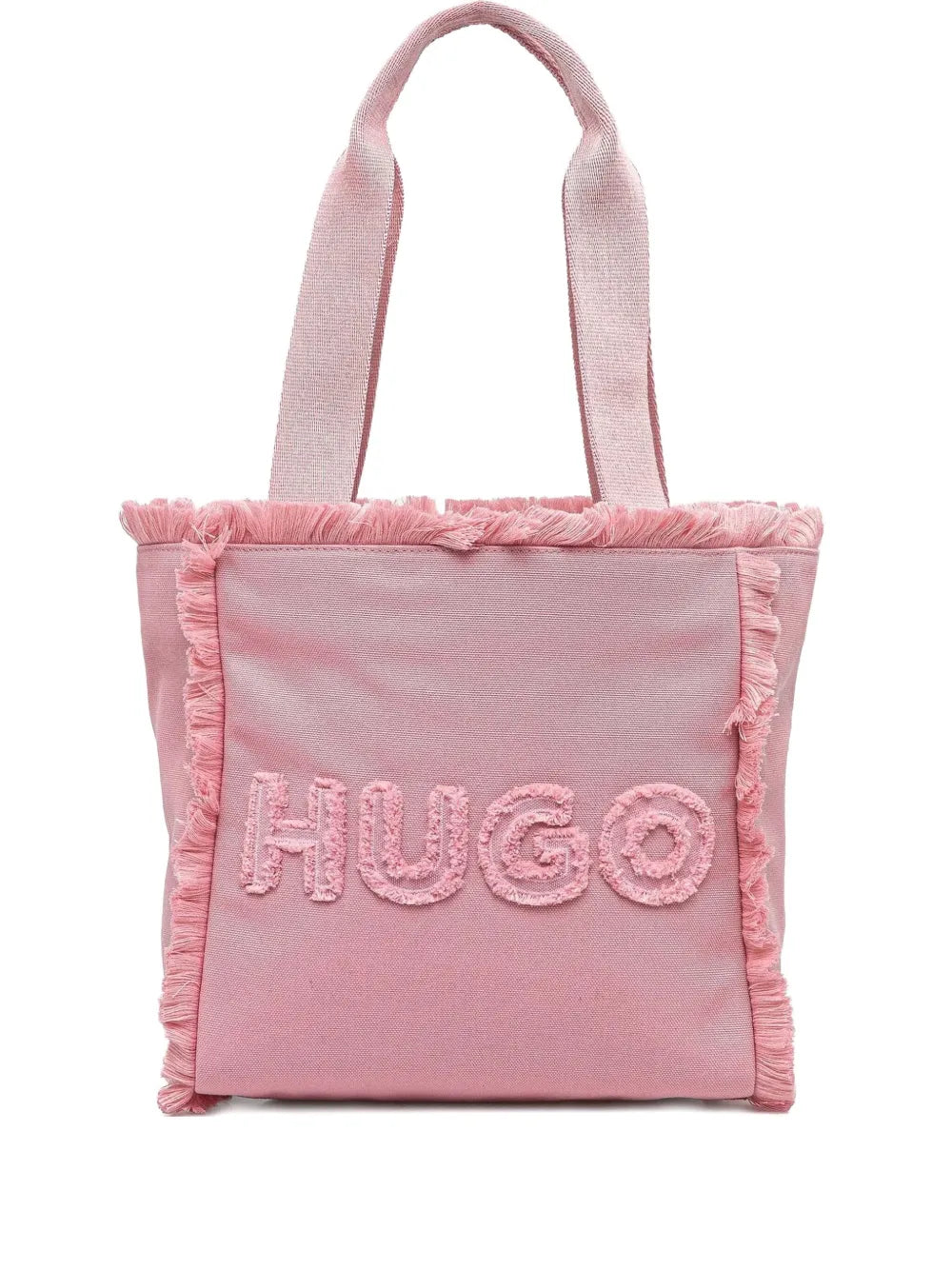 HUGO logo embroidered tote bag