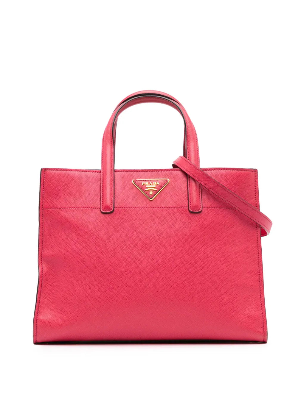 Prada 2000 2024 Saffiano Soft Triple Pocket Tote satchel