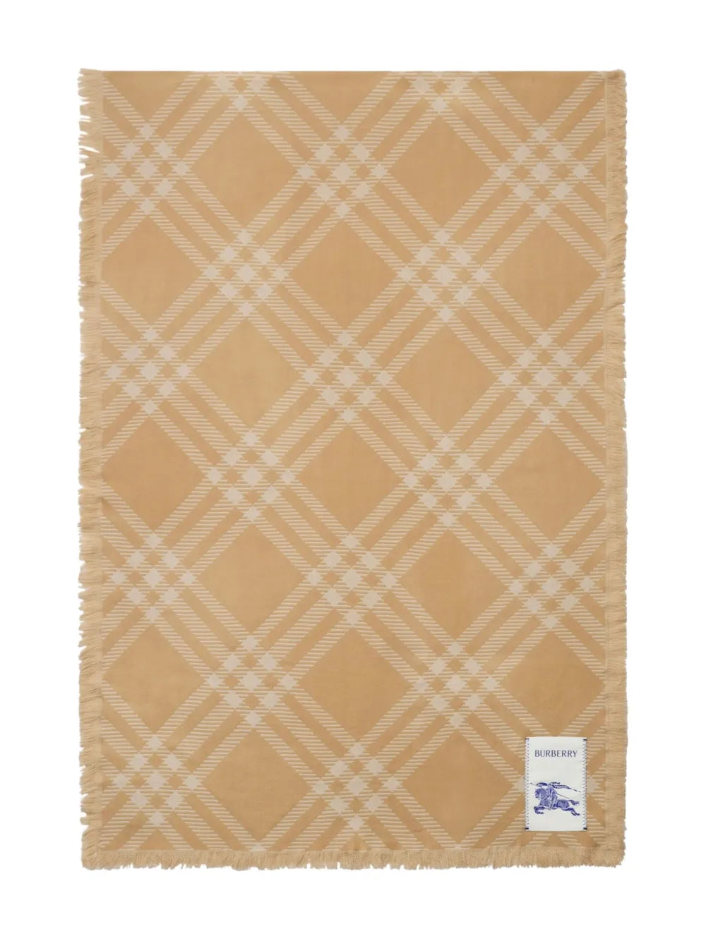 Burberry wide check print scarf