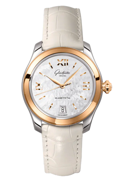 glashutte original lady collection serenade stainless steel & 18k rose gold lady's watch_1