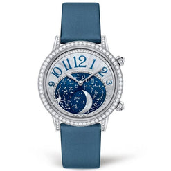 jaeger-lecoultre rendez-vous jewellery 18k white gold & diamonds lady's watch