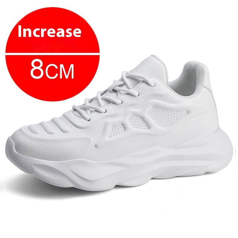 Men’s Breathable Summer Sneakers – Invisible Height-Increasing 8CM Clunky Shoes