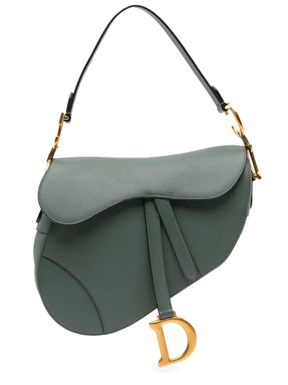 Christian Dior 2019 Grained Calfskin Saddle Bag shoulder bag