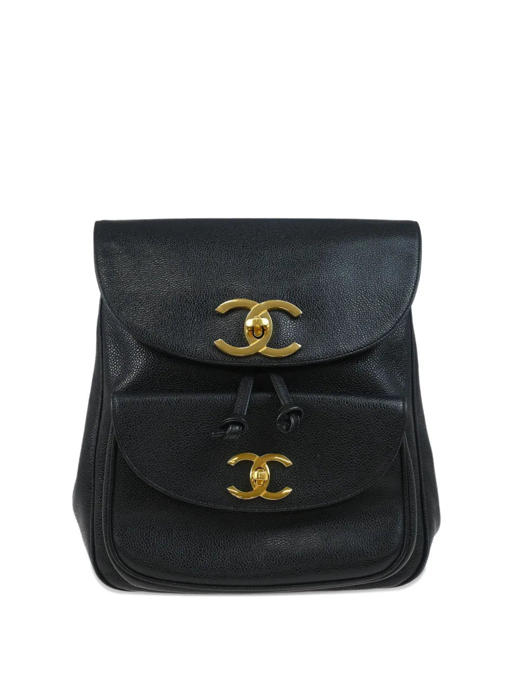 CHANEL 2003 caviar leather backpack