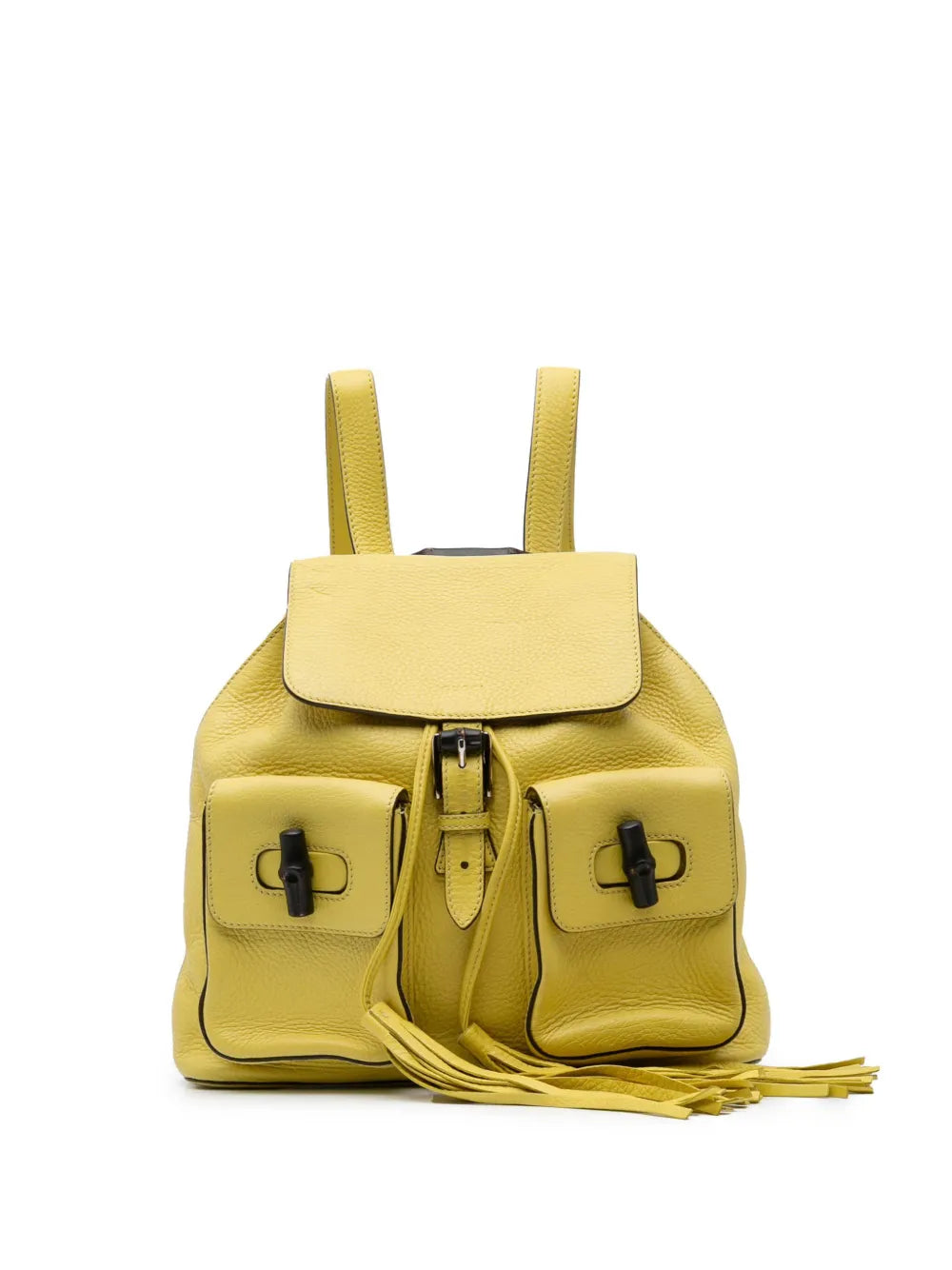 Gucci 2016 2024 Leather Bamboo Tassel backpack