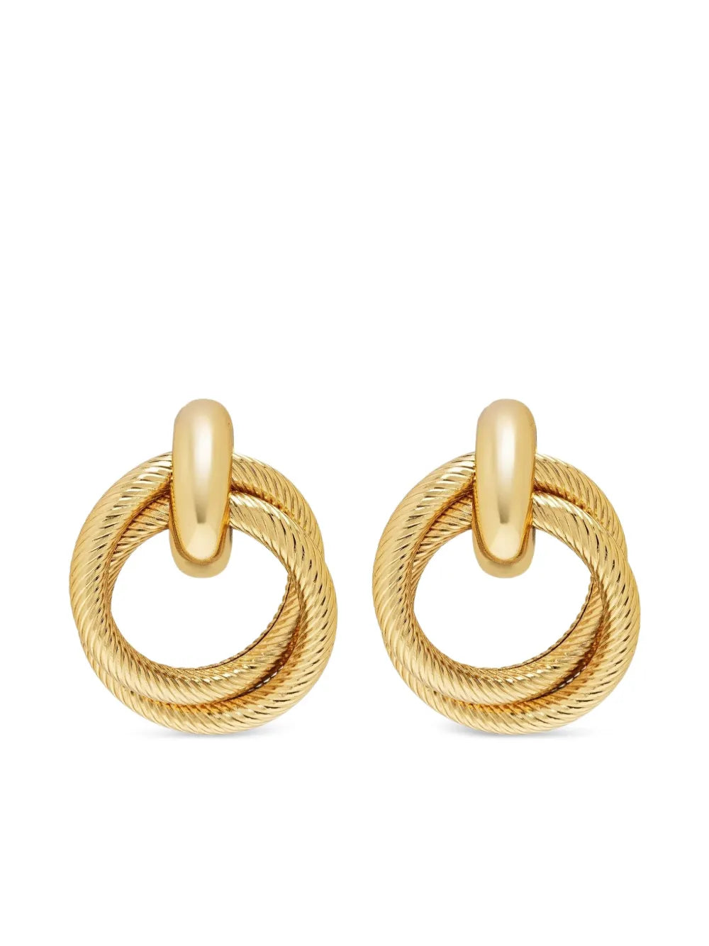 Nialaya Jewelry Double Hoop earrings