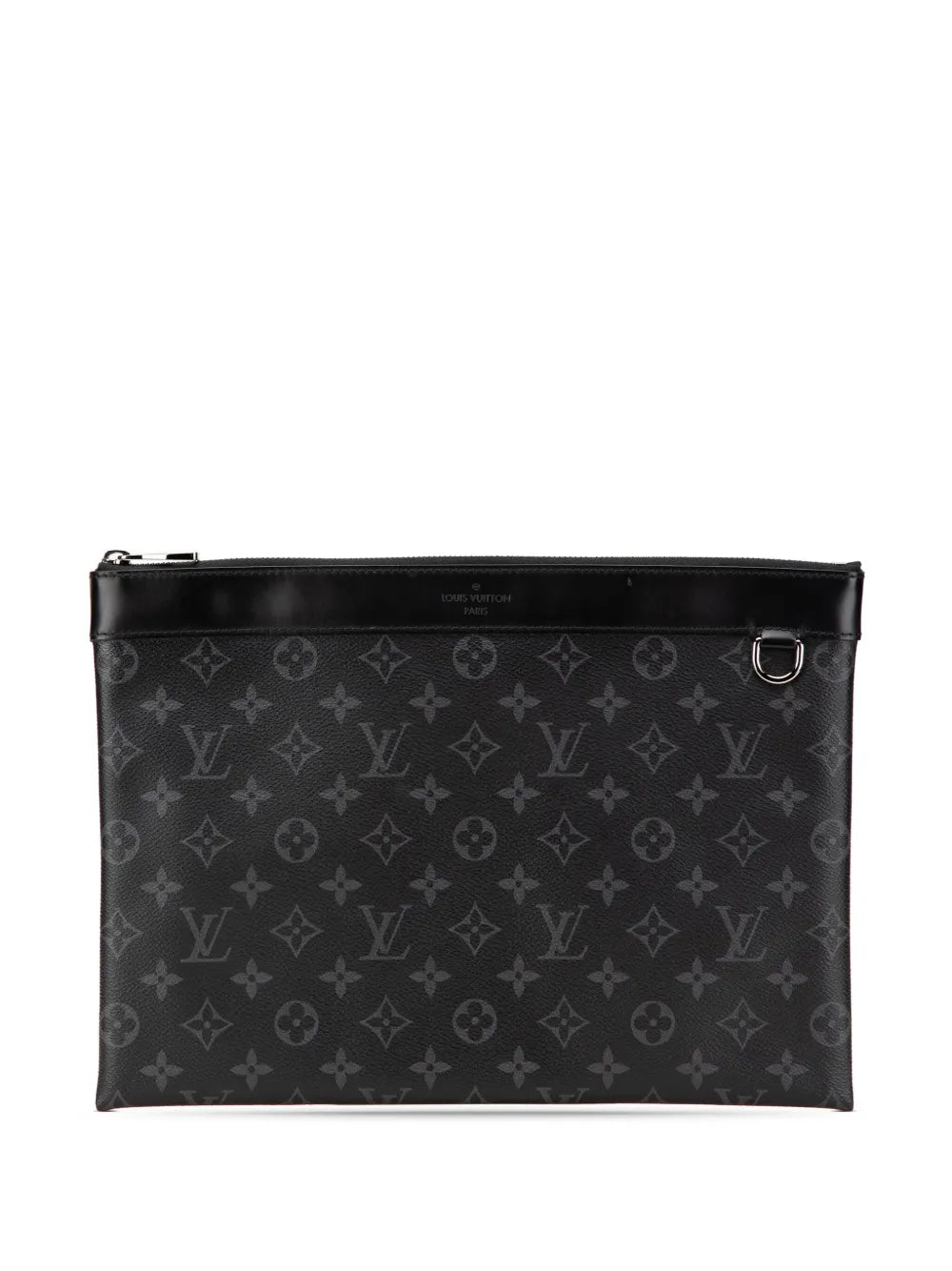 Louis Vuitton 2017 Monogram Eclipse Discovery Pochette GM clutch bag