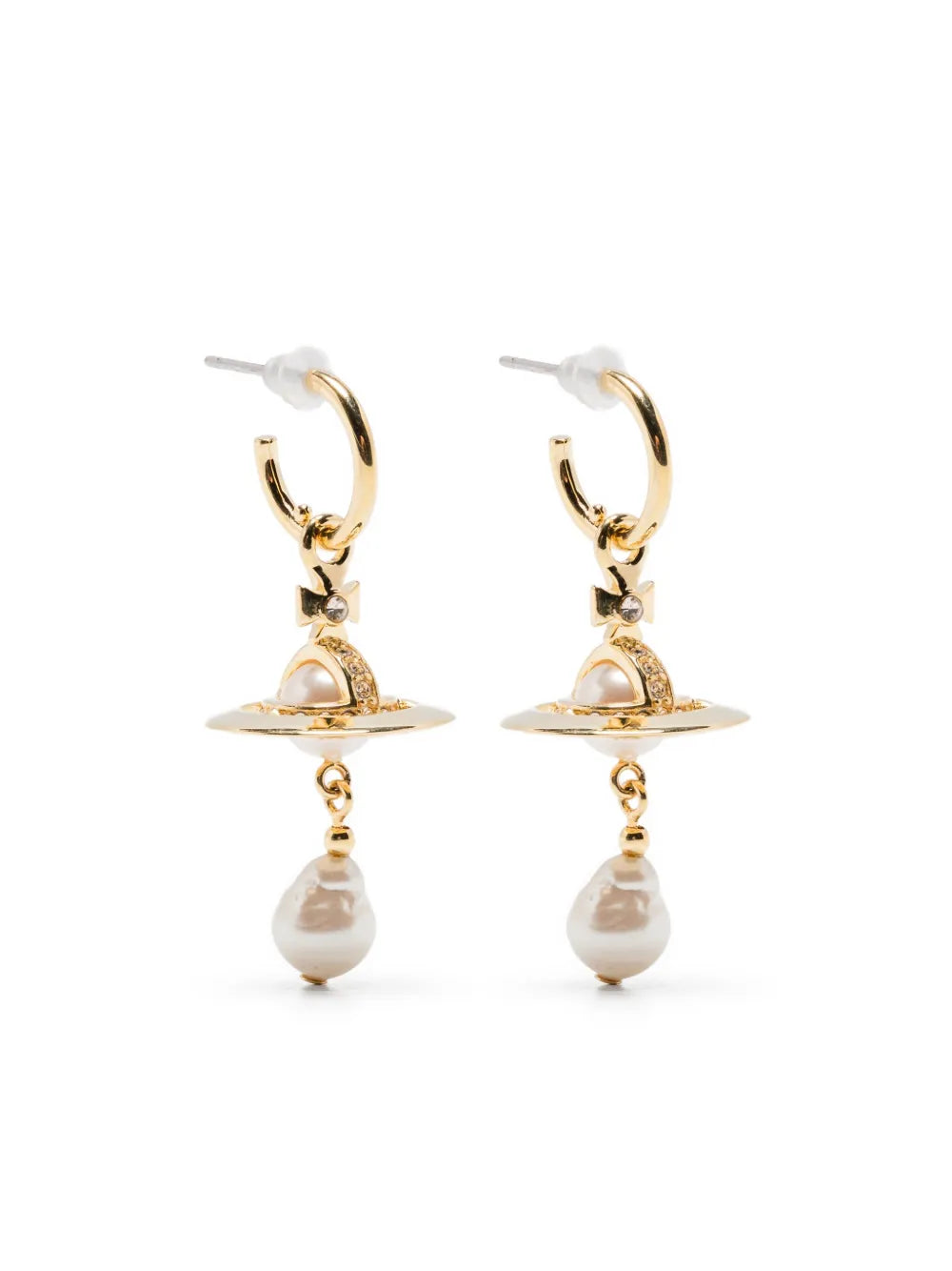 Vivienne Westwood Orb pearl drop earrings