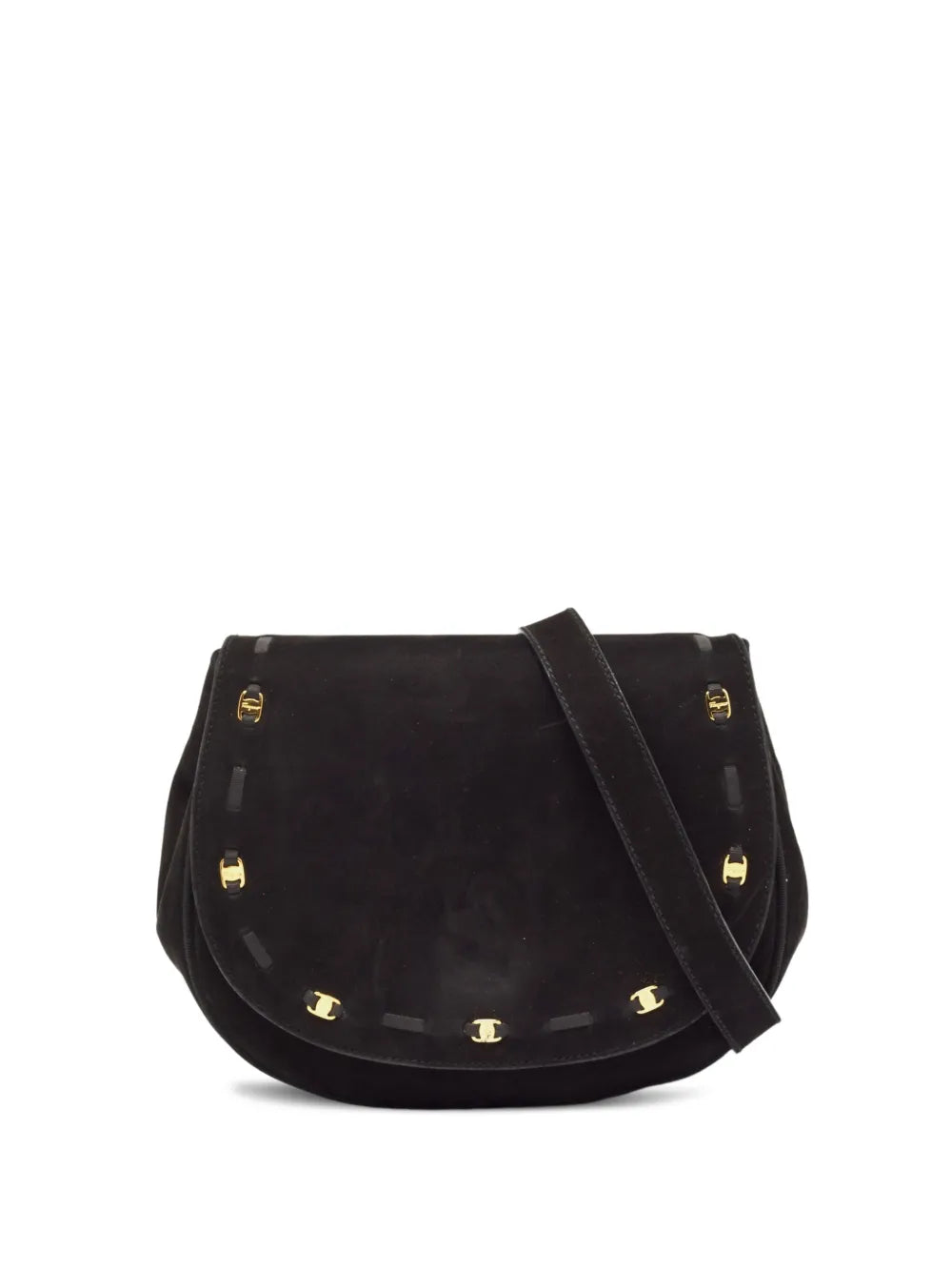 Ferragamo suede cross body bag