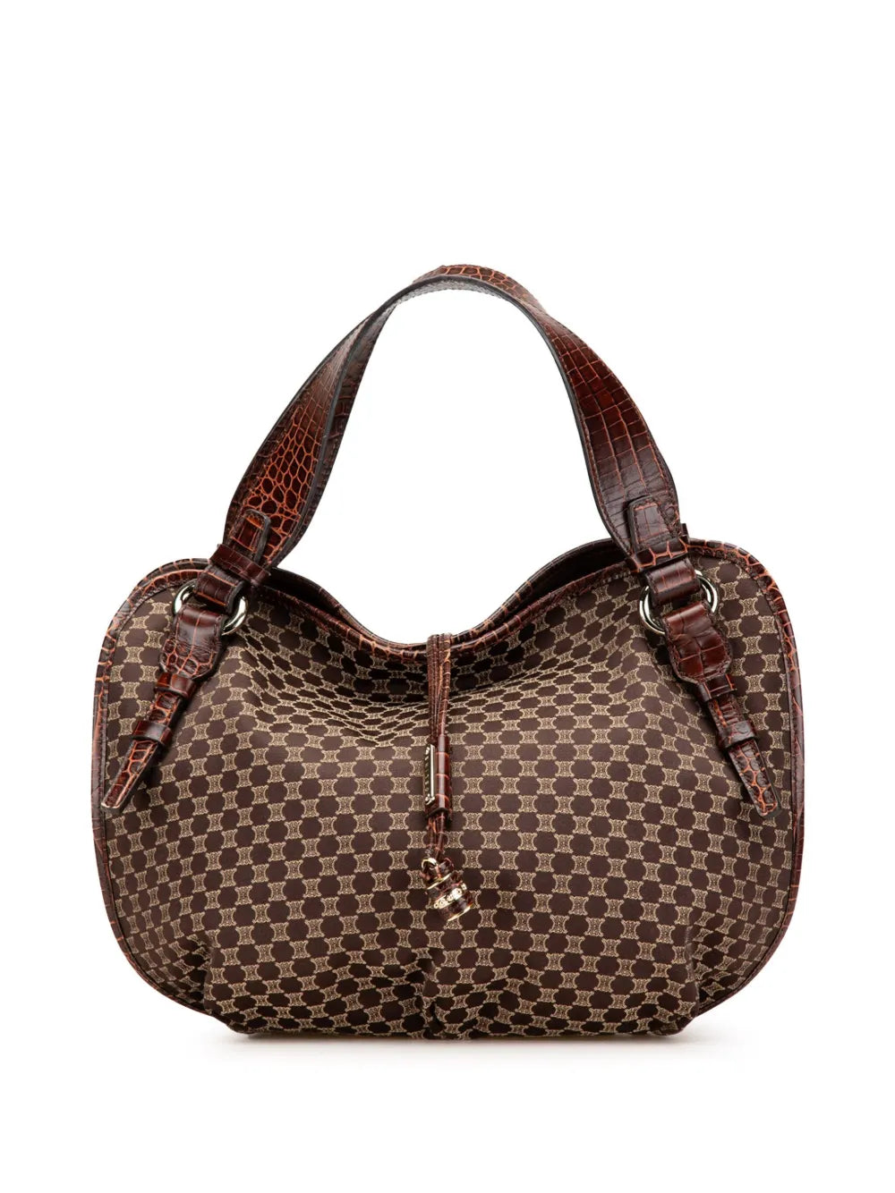 Céline 2008 Macadam Canvas Bittersweet hobo bag