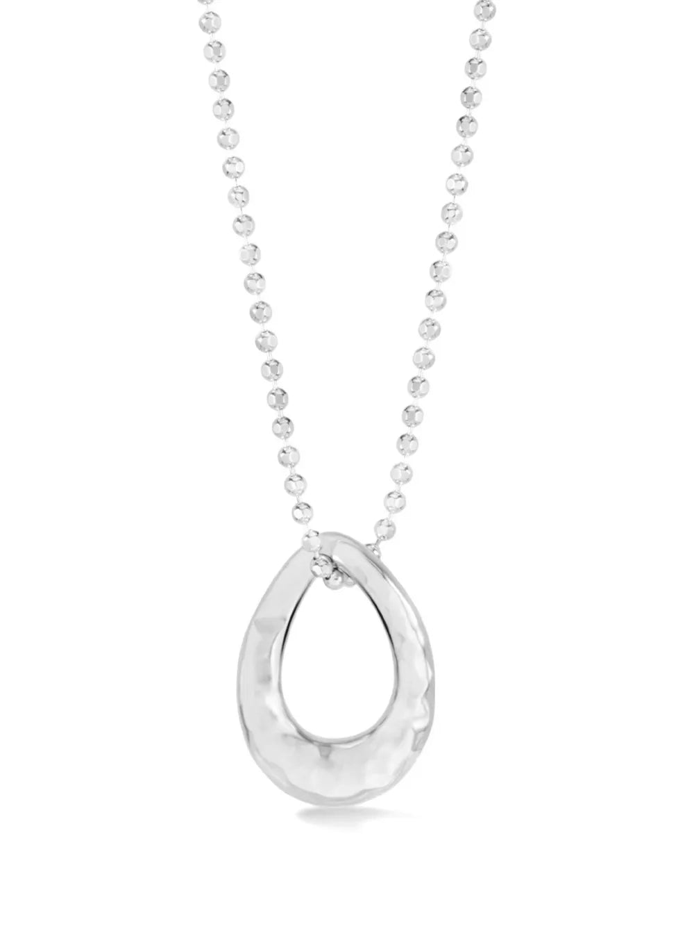 DOWER AND HALL Entwined oval pendant necklace