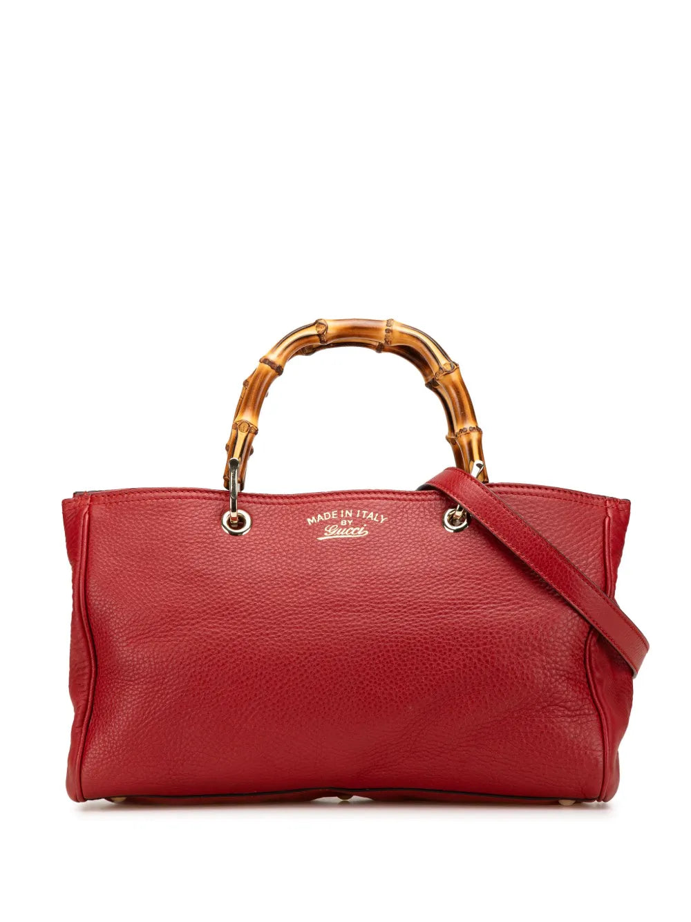 Gucci 2000 2015 Medium Calfskin Bamboo Shopper satchel