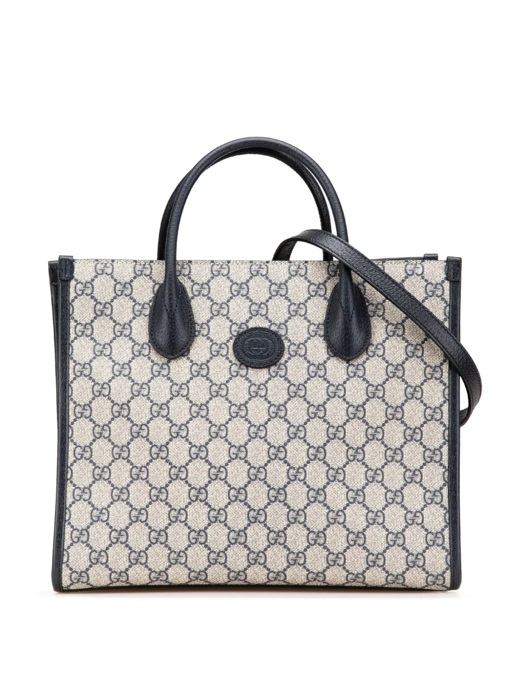 Gucci 2016 2024 Small GG Supreme Interlocking G Tote satchel