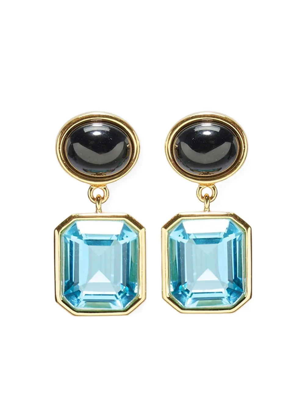 Lizzie Fortunato stone embellished earrings
