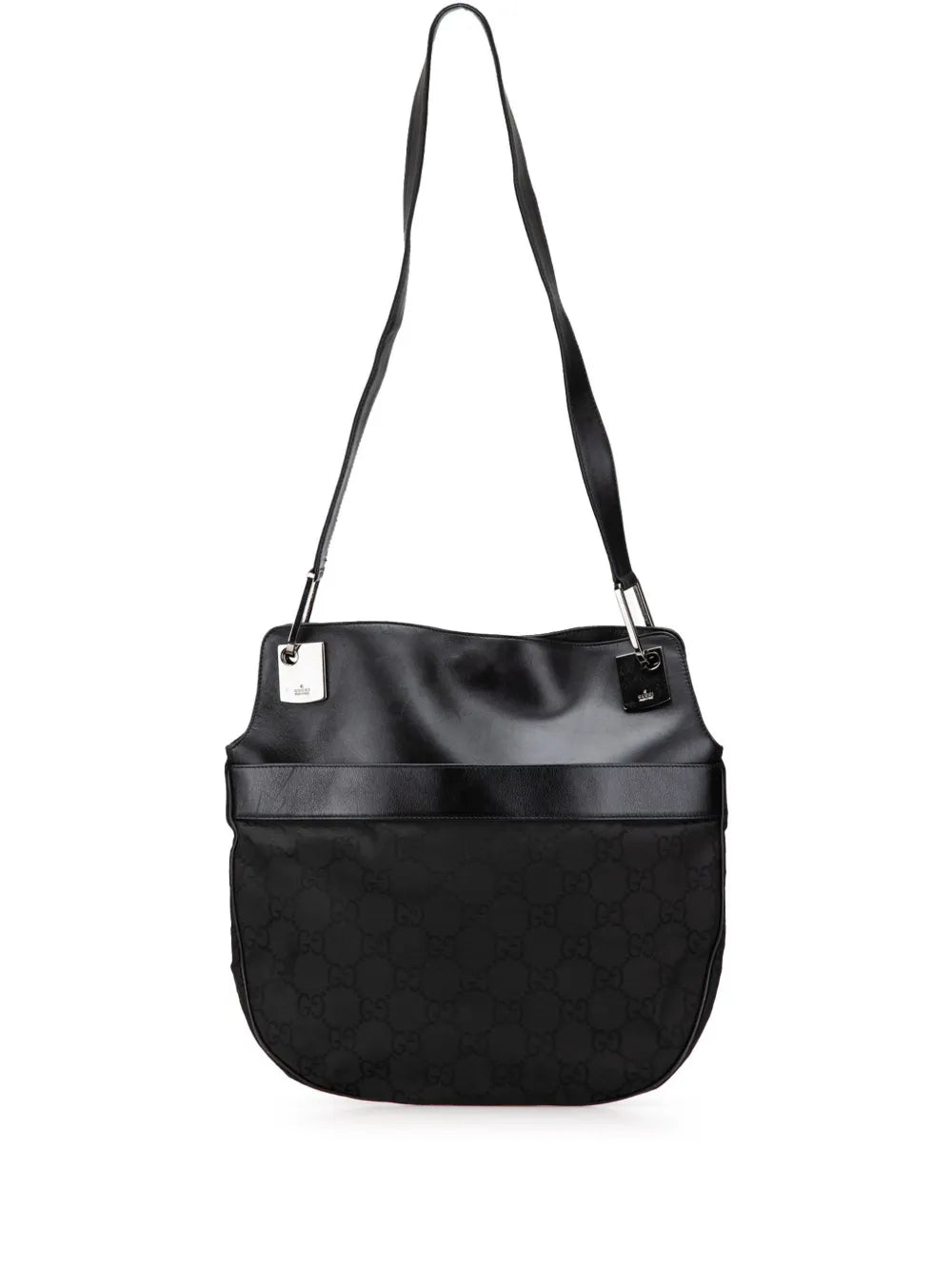 Gucci 2000 2015 GG Canvas and Leather shoulder bag