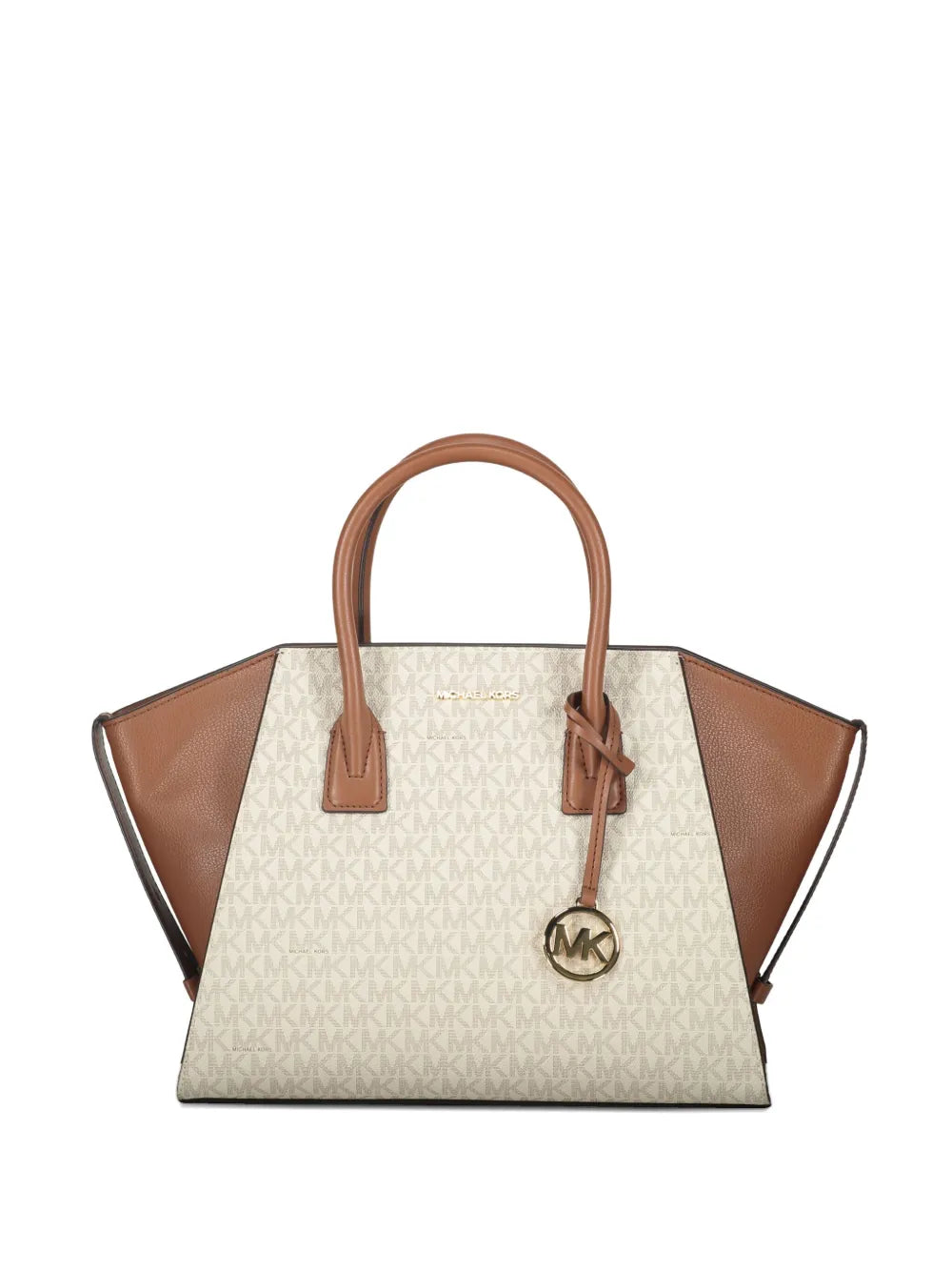 Michael Kors Avril logo plaque tote bag