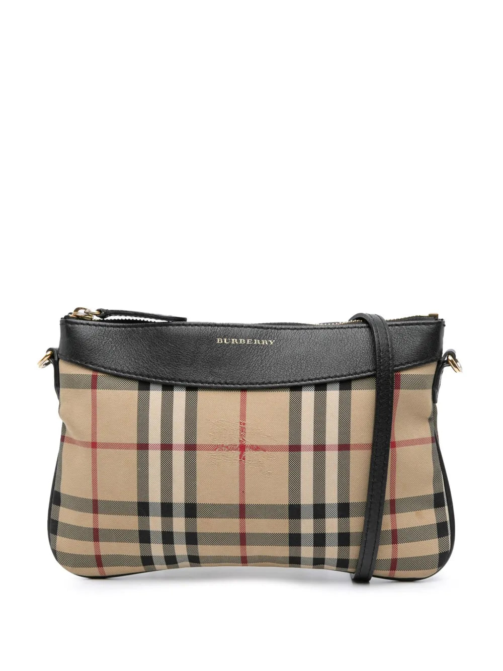 Burberry 2000 2017 Haymarket Check Canvas Peyton crossbody bag