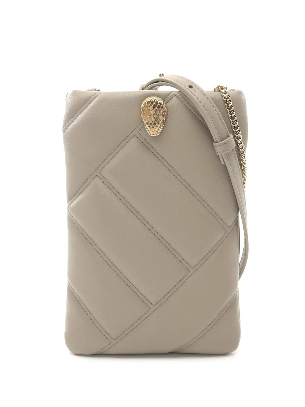 Bvlgari 2000 2024 Serpenti Leather Cabochon Phone Case crossbody bag