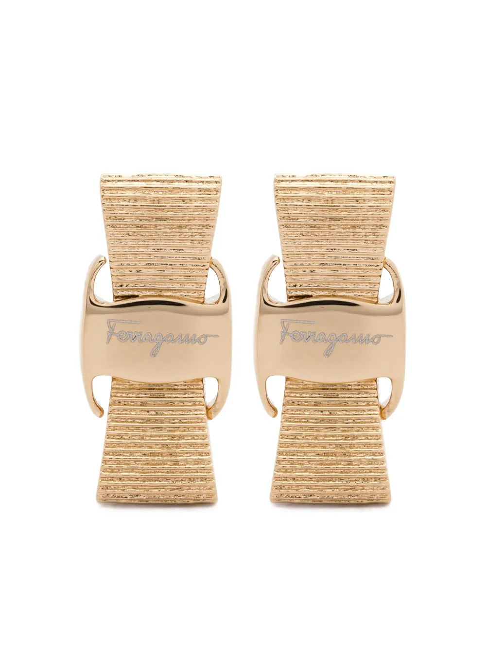 Ferragamo bow shaped earrings