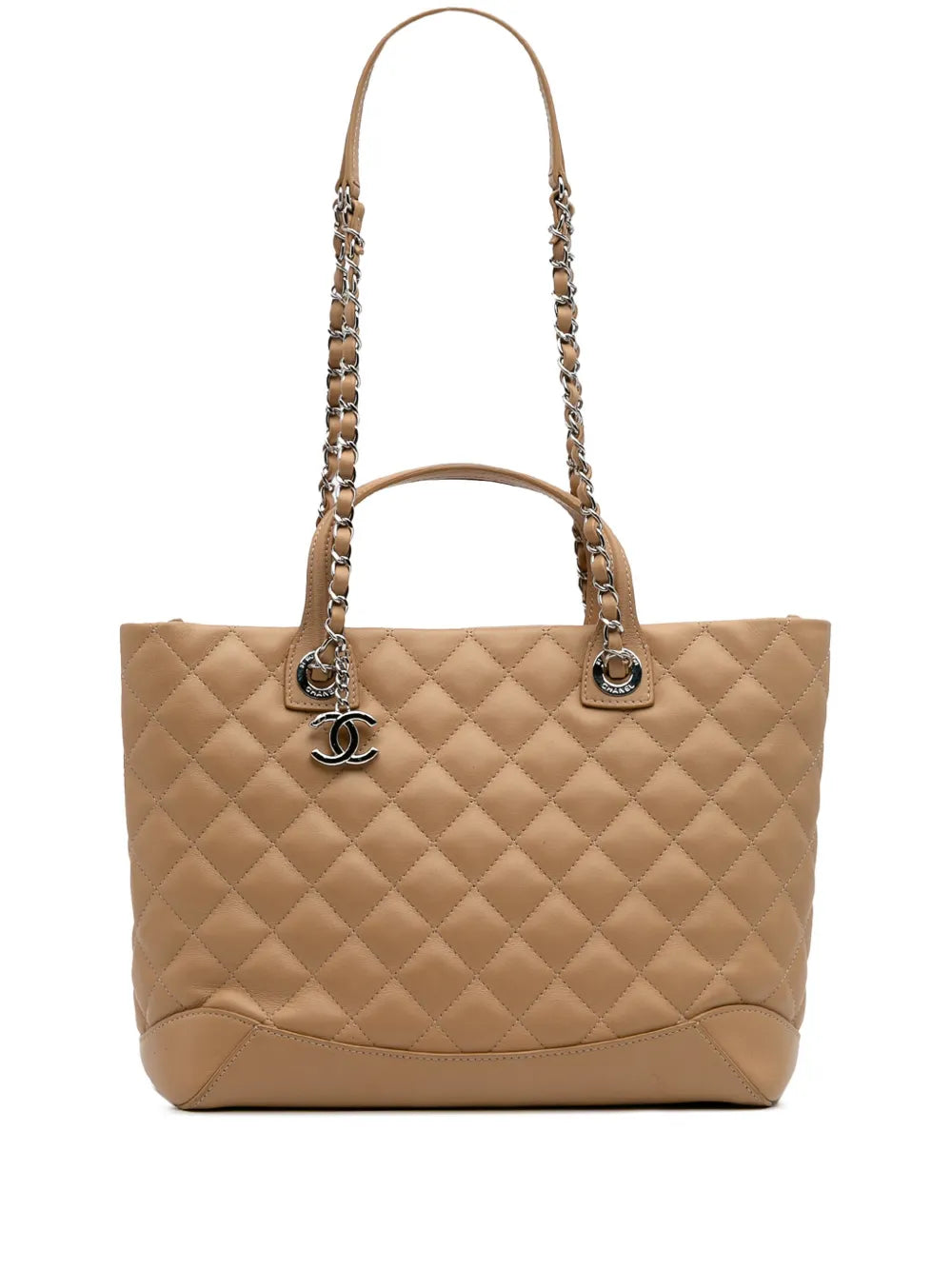 CHANEL 2018 Small Quilted Calfskin Easy Shopping Tote satchel