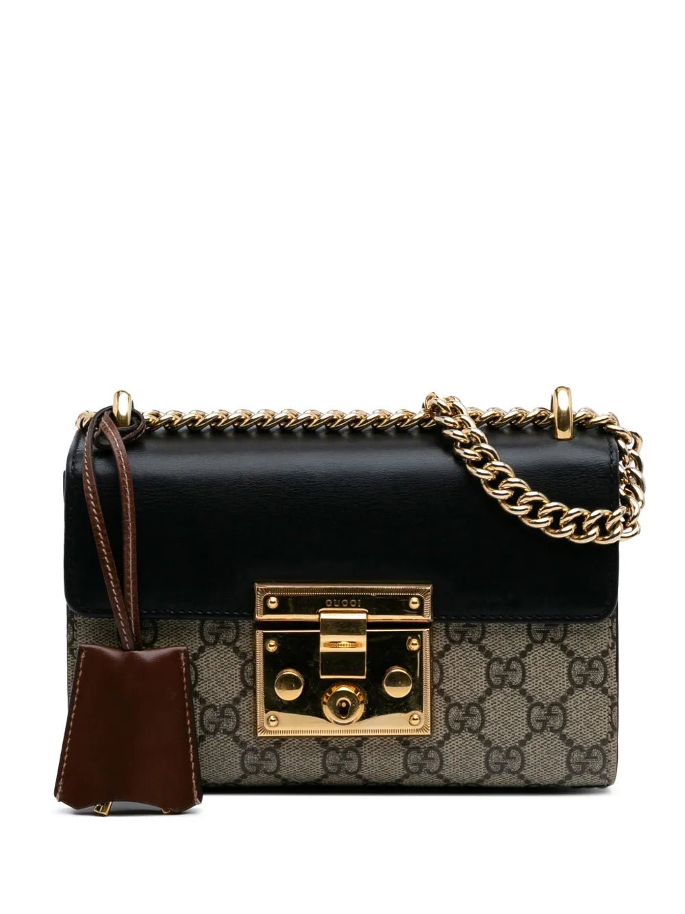 Gucci 2016 2024 Small GG Supreme Padlock crossbody bag