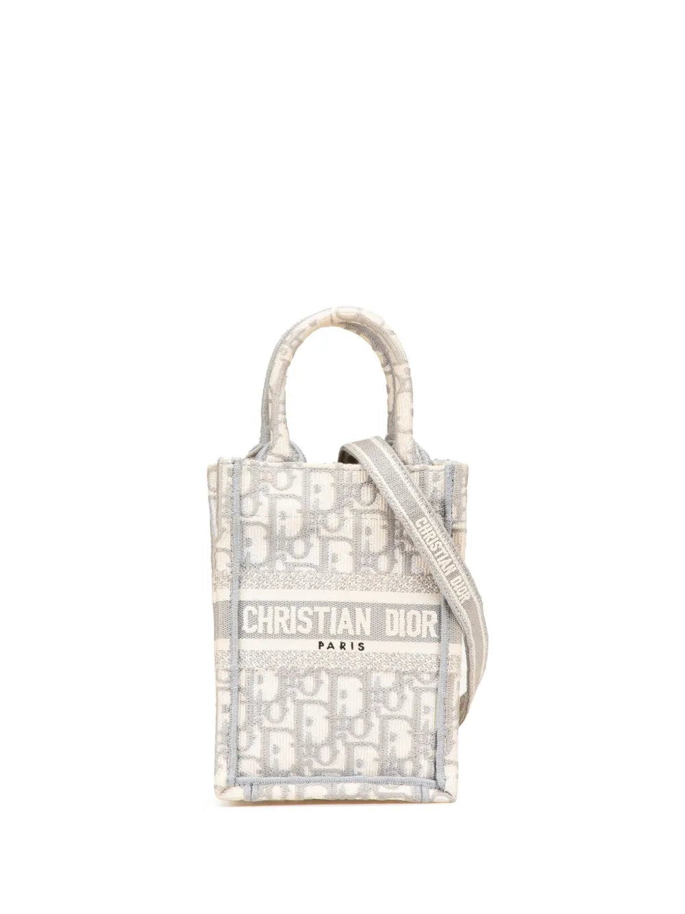 Christian Dior 2023 Mini Oblique Canvas Vertical Book Tote satchel