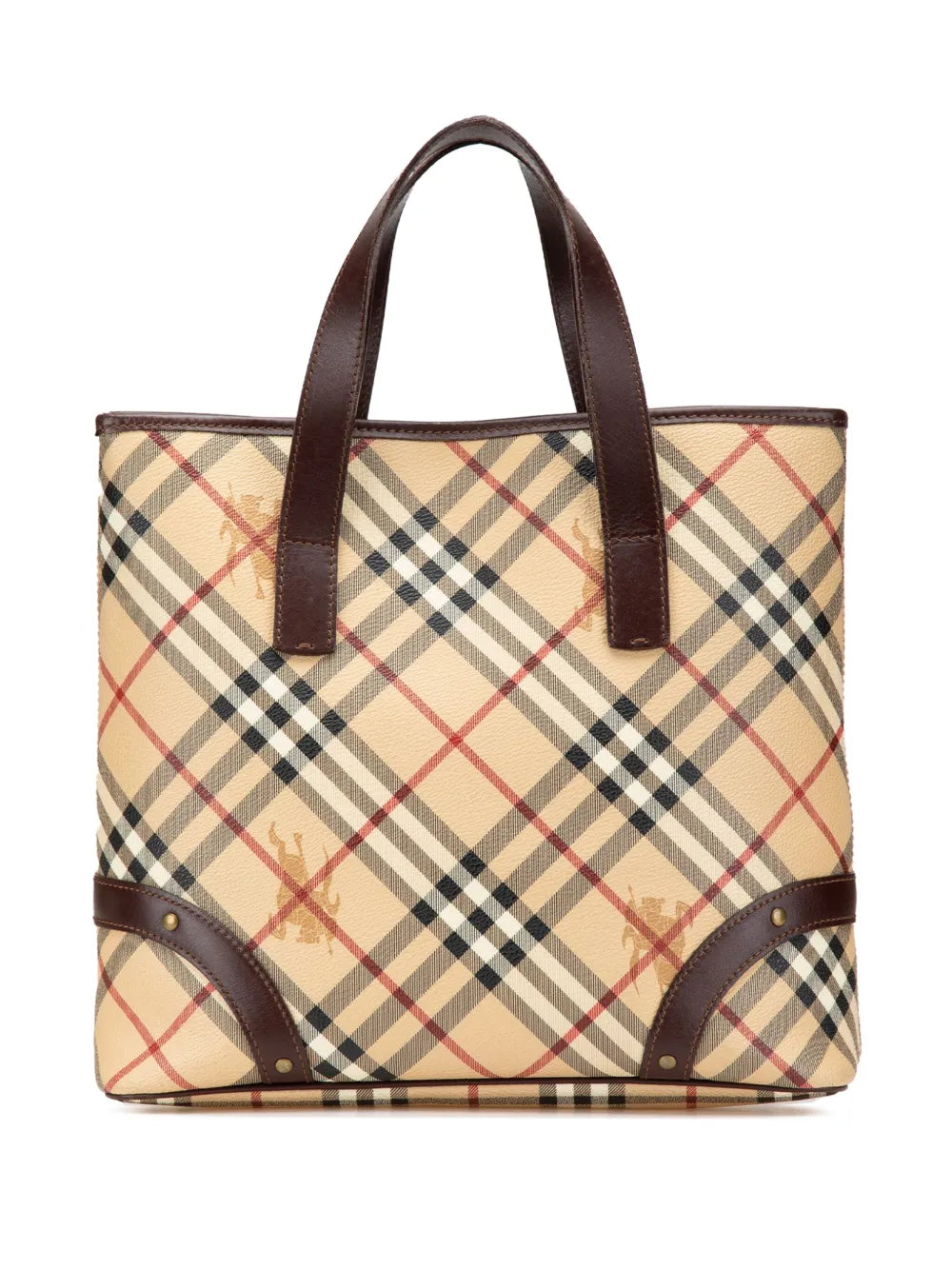 Burberry 2000 2017 Haymarket Check Coated Canvas tote bag