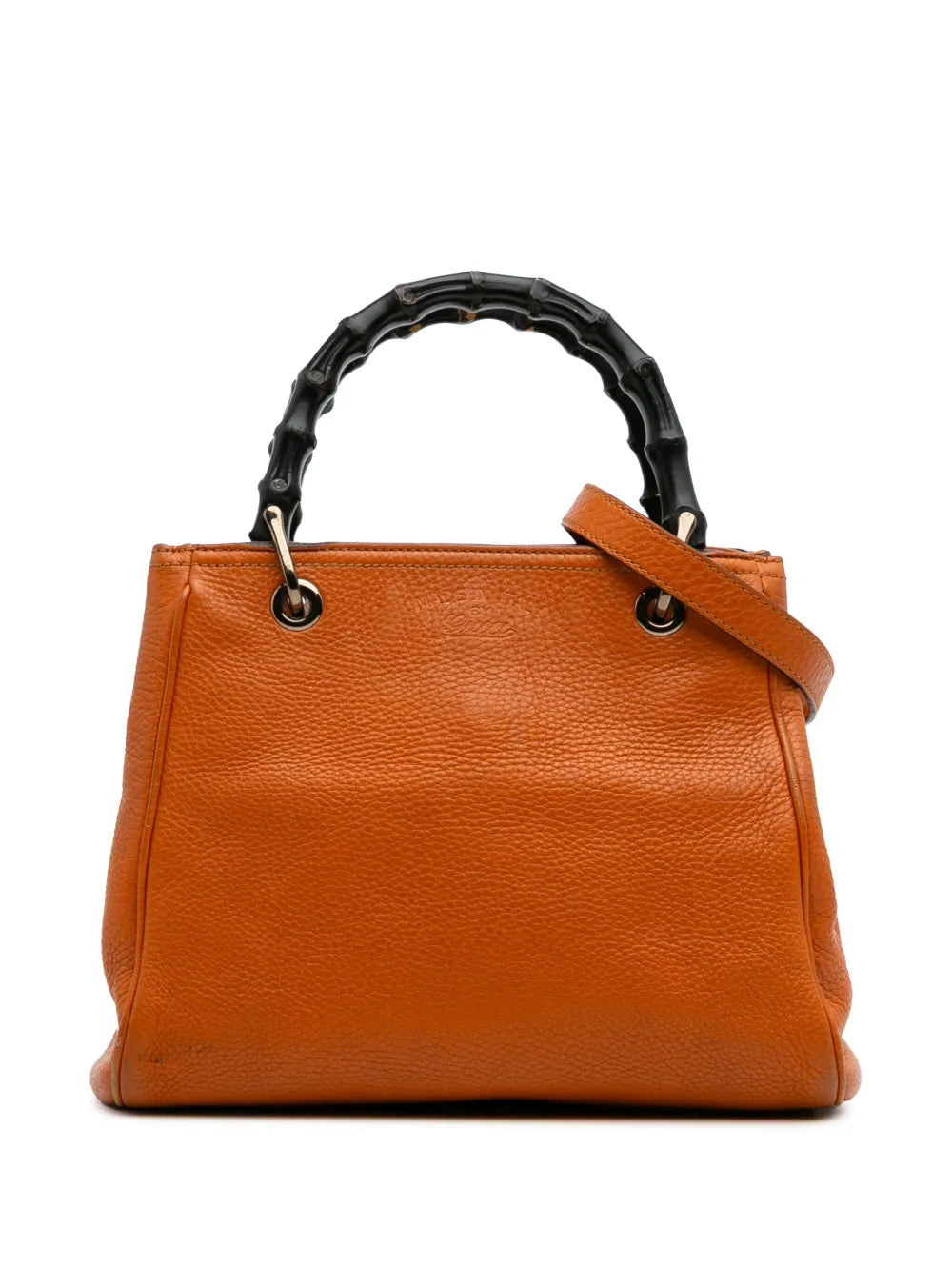 Gucci 2016 2024 Small Calfskin Bamboo Shopper satchel