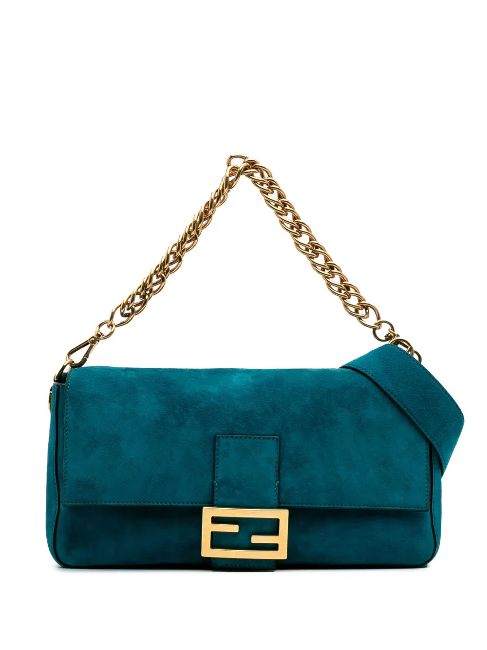 Fendi 2000 2024 Large Suede Chamois Baguette satchel