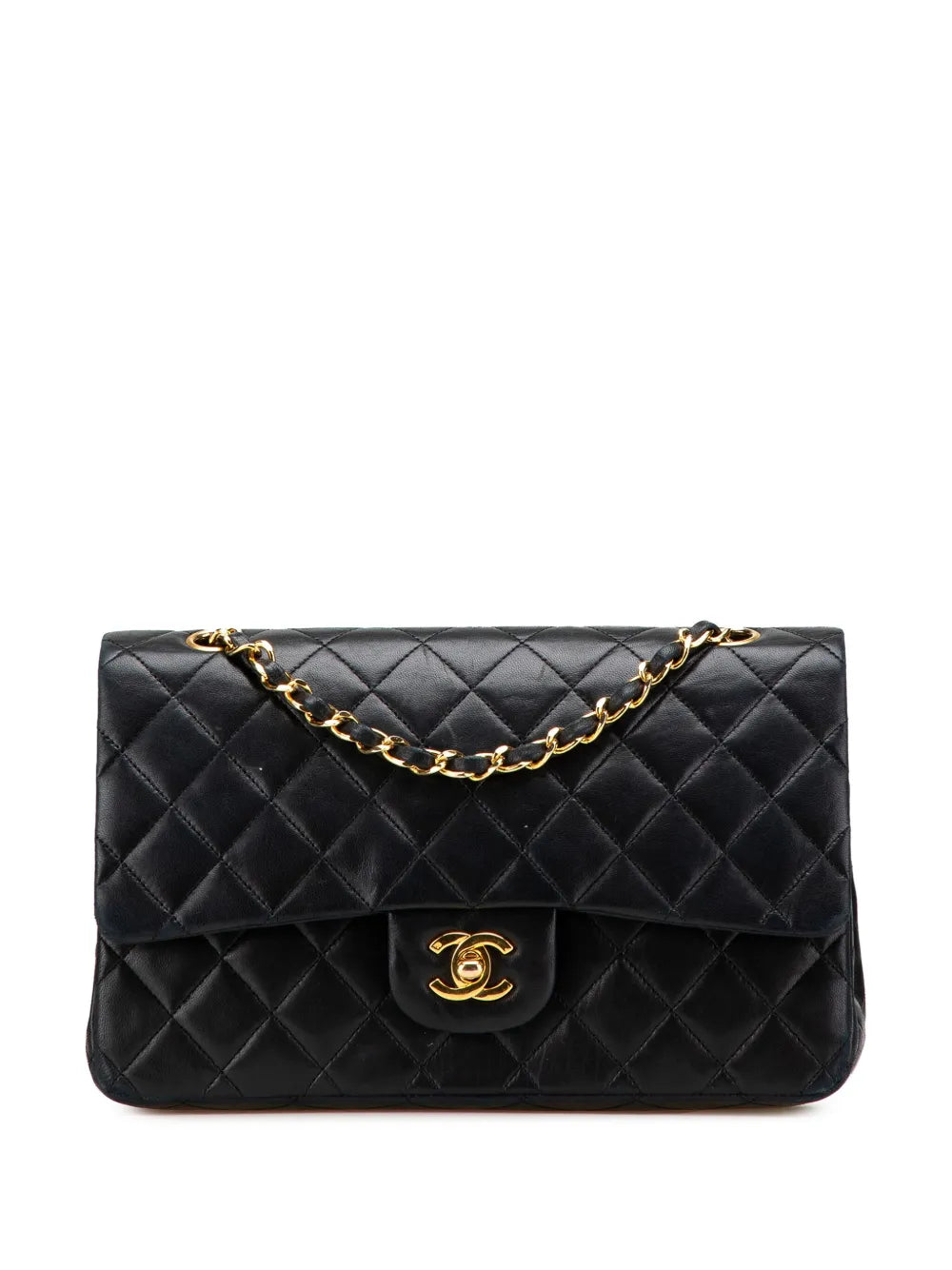 CHANEL 1989 1991 Medium Classic Lambskin Double Flap shoulder bag