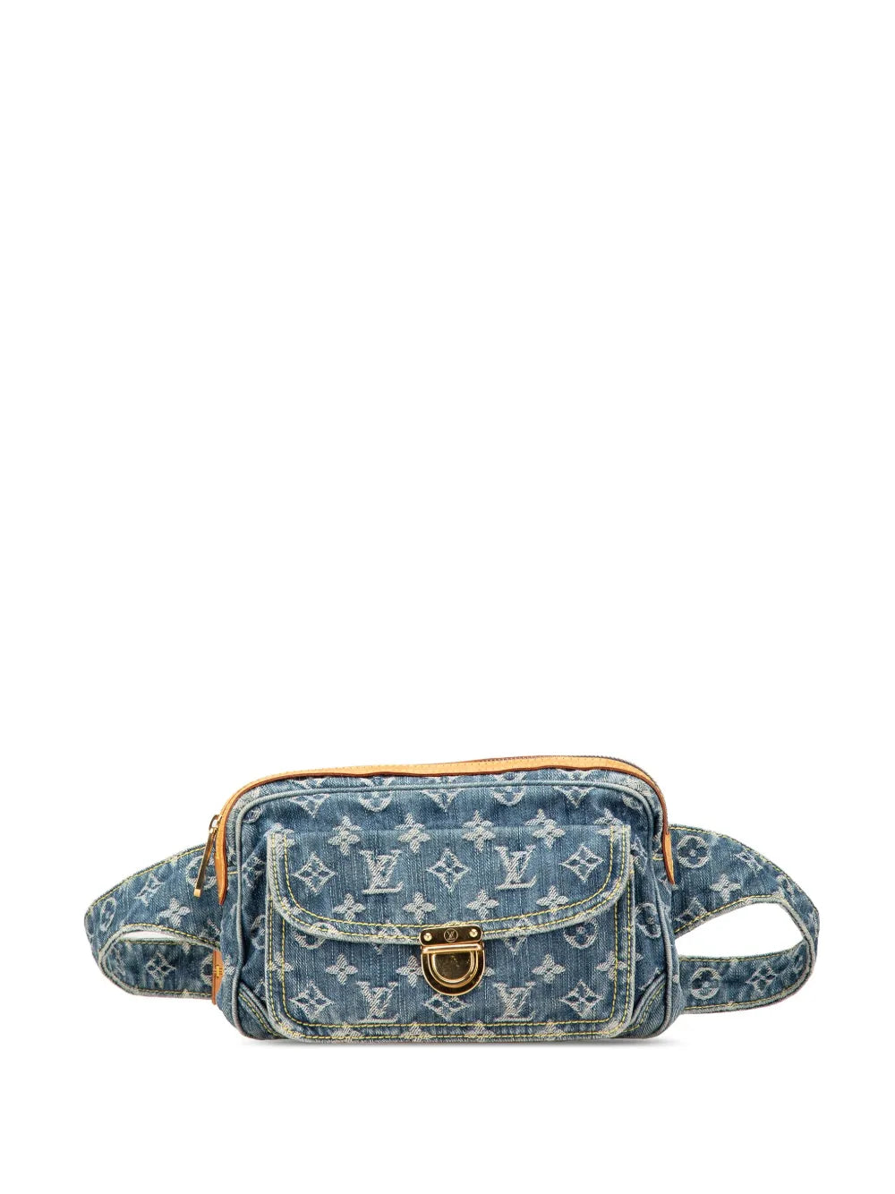 Louis Vuitton 2007 Monogram Denim Bum Bag belt bag