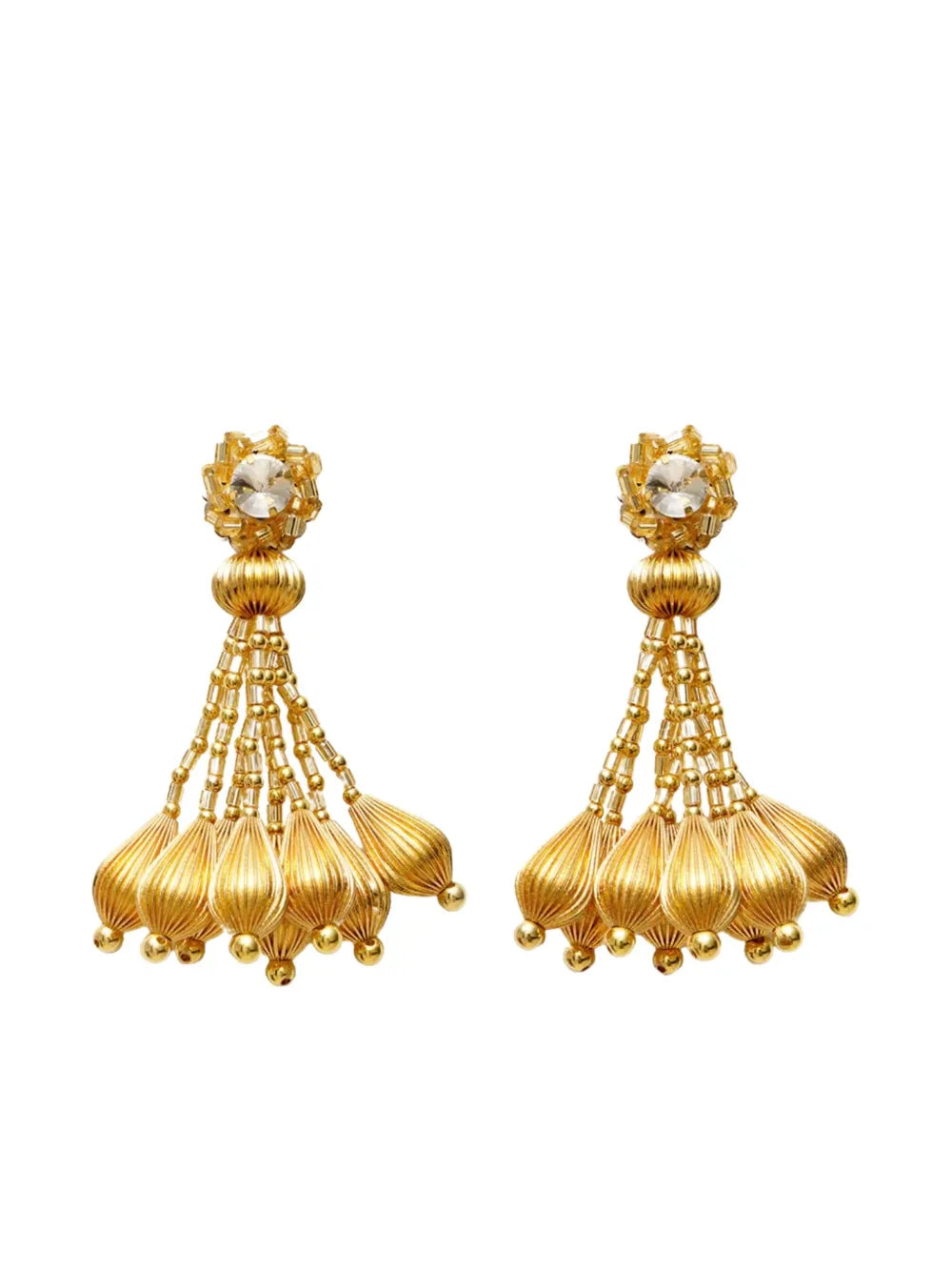 Vanina Lys beaded drop earrings