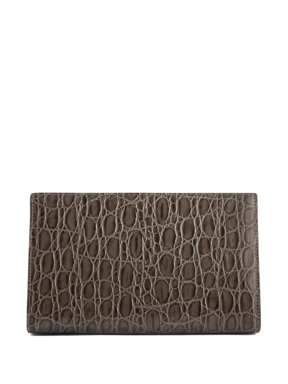 Giuseppe Zanotti Annhita crocodile embossed clutch bag