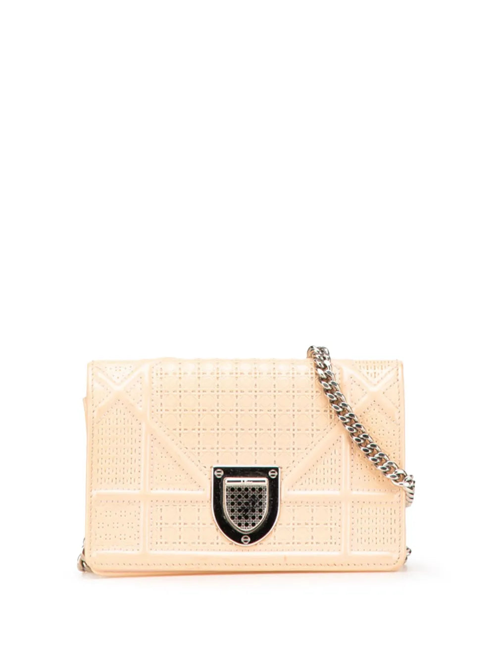 Christian Dior 2016 Baby Patent Microcannage Diorama Flap crossbody bag