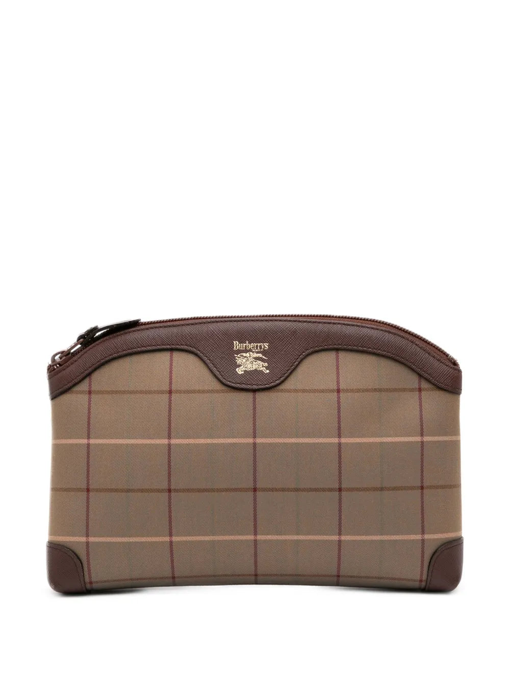 Burberry 20th Century Vintage Check Canvas clutch bag