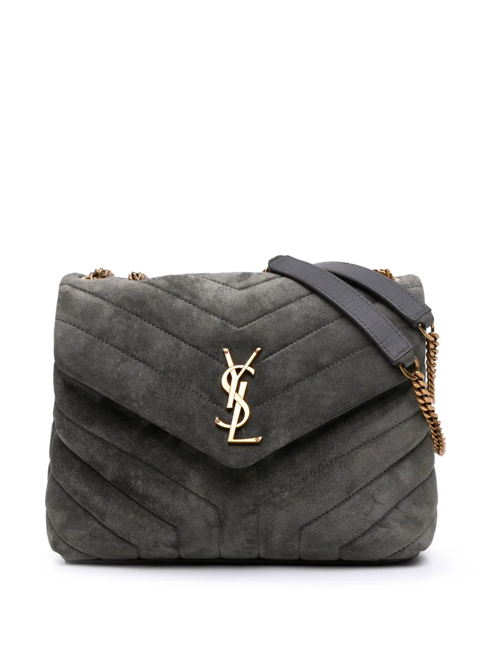Saint Laurent 2022 Small Suede Loulou shoulder bag