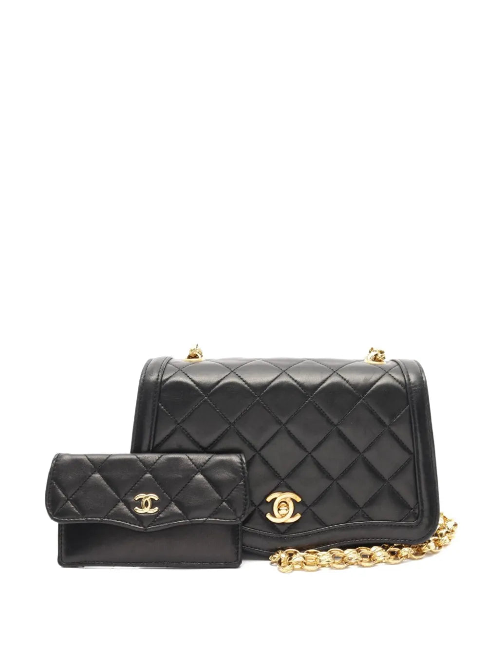 CHANEL 1991 1994 CC turn lock shoulder bag