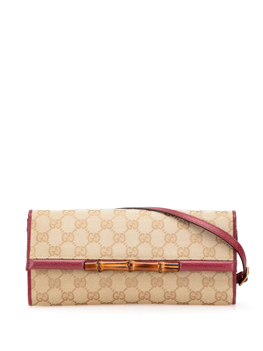 Gucci 2000 2015 GG Canvas Bamboo Bar crossbody bag